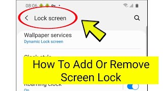 How To Add Or Remove Screen Lock On Samsung Galaxy S20 ultra screenshot 5