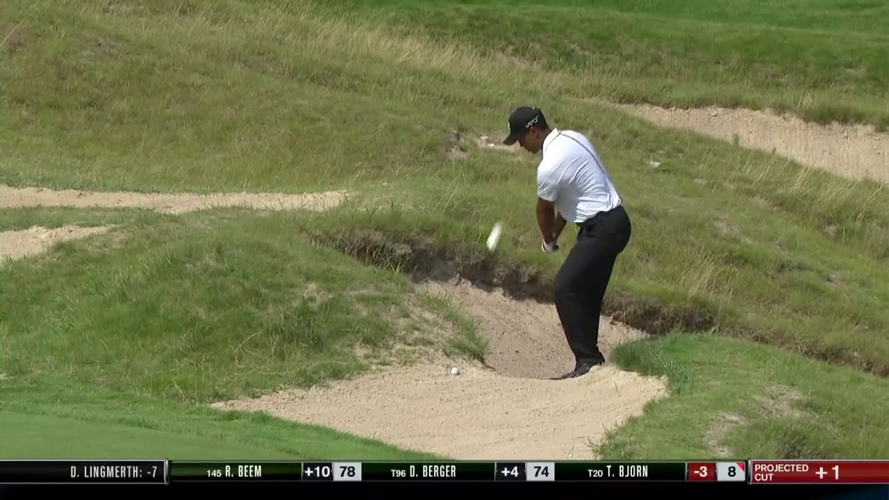 Tiger Woods' Bunker Disaster at Whistling Straits | 2015 PGA Championship