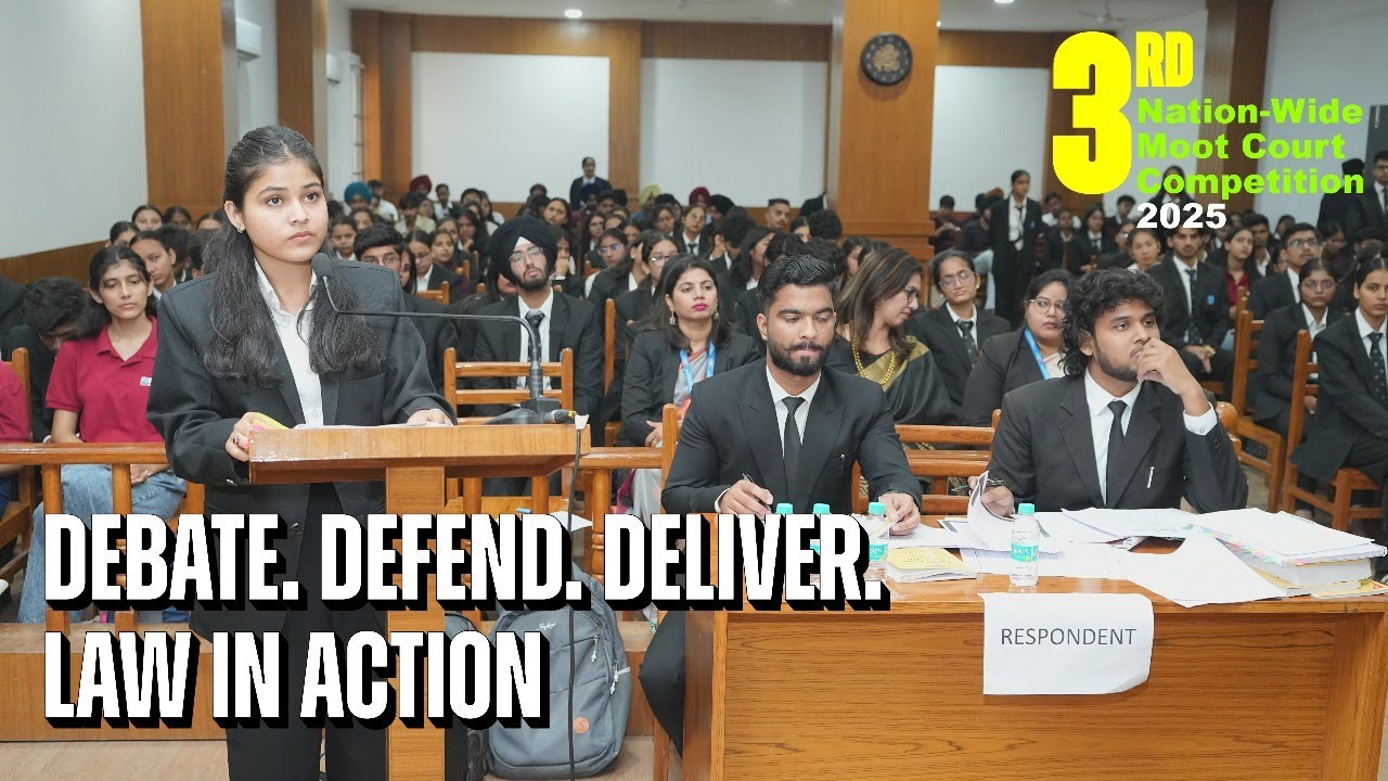 The Voice of Justice Rises | 3rd CLC Nationwide Moot Court Competition 2025 | CGC University Mohali