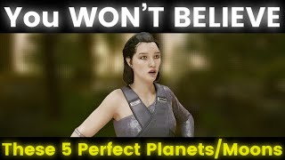 The 5 Most Beautiful Planets/Moons In Starfield | Starfield