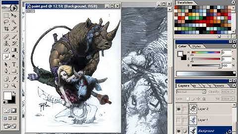 Digital Art Tutorials - Volume 6 - Digital Painting Smudge Style PART 1