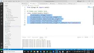 HOW TO CREATE TABLE IN DATABASE|TOPIC (2)|WITH DJANGO|PYTHON|(2025)