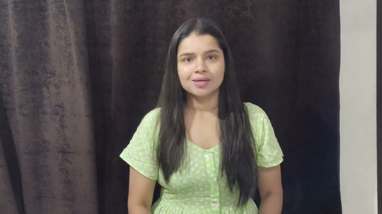 Audition video for acting career by Nikita Patankar 😊