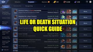 MIR 4 - LIFE OR DEATH SITUATION | REQUEST MISSION QUICK GUIDE