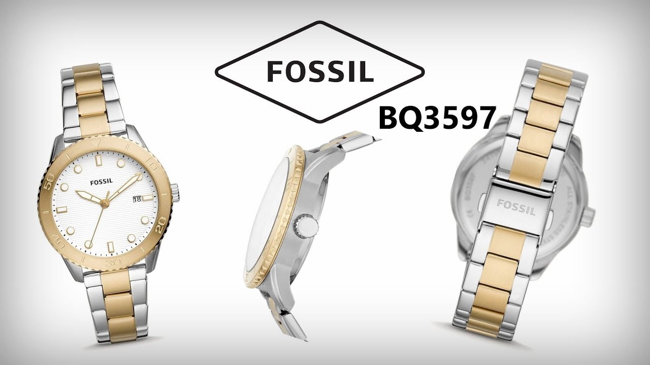 Two-Tone Gold Stainless Steel Women's 