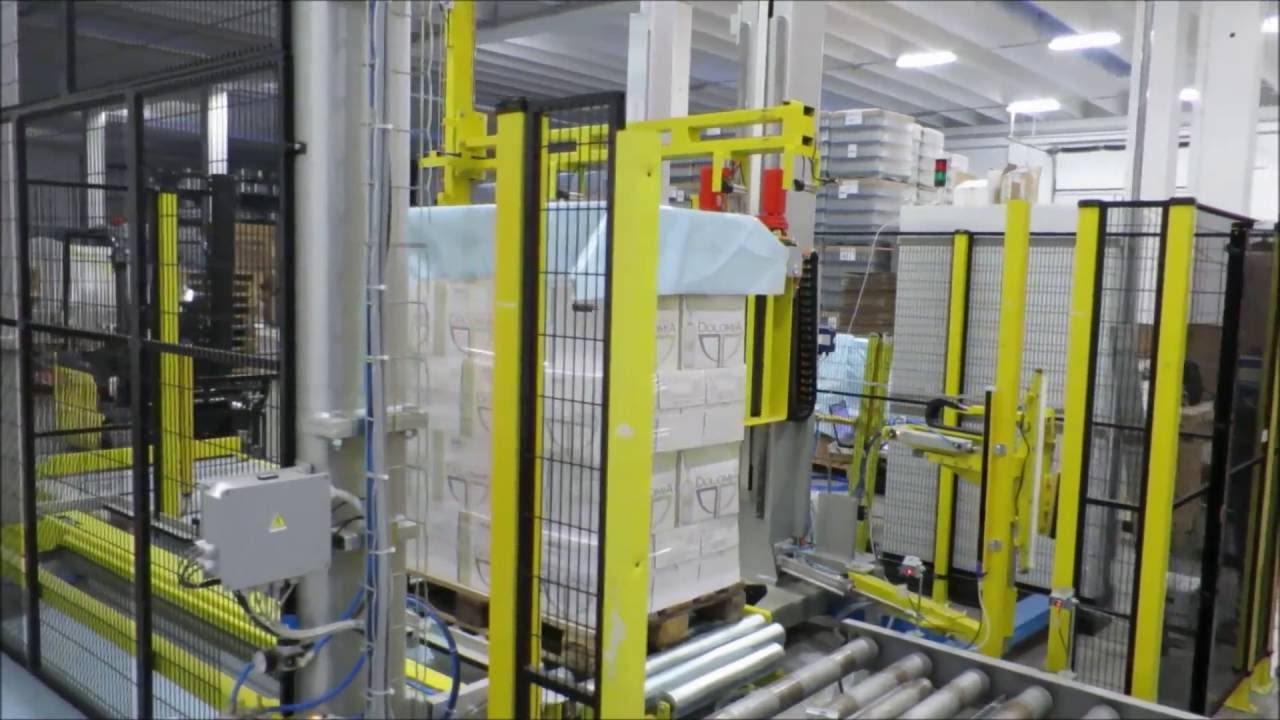 Avvolgitore a tavola girevole / Wrapping machine with turning table