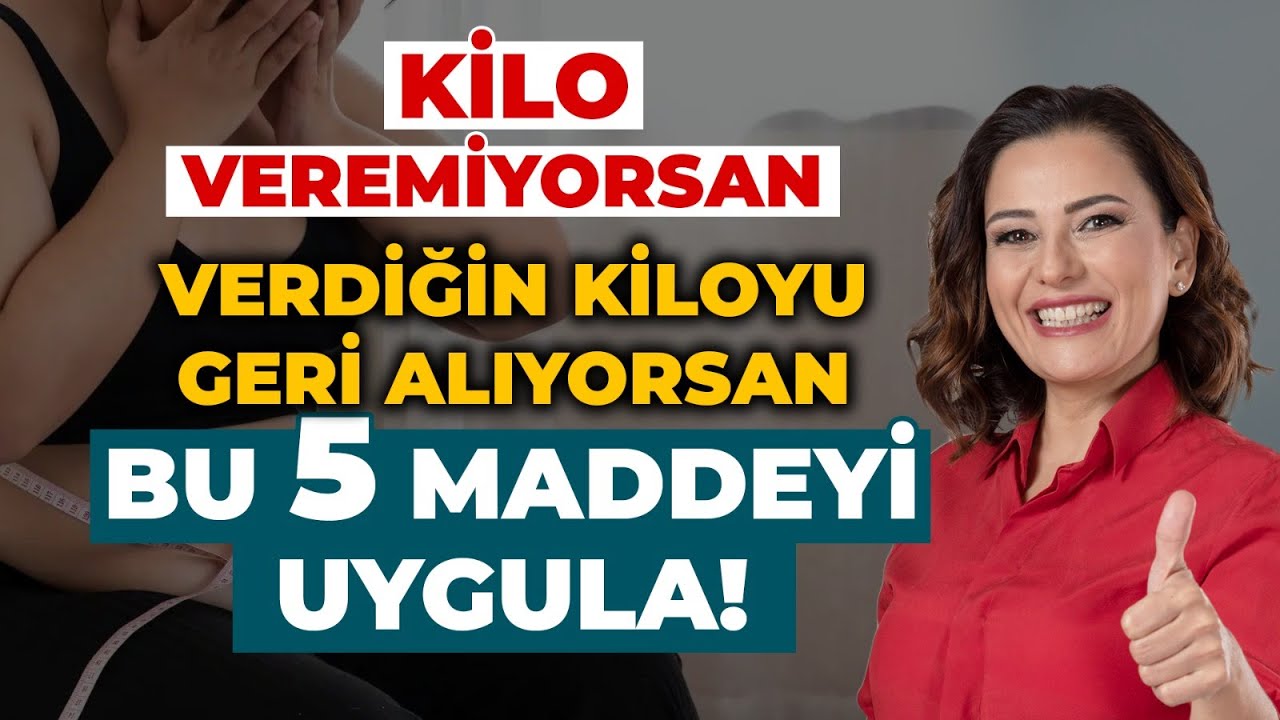 Kilo Veremeyenler DİKKAT! İşte Kilo Verememenin 5 BİLİNMEYEN NEDENİ! Bu Maddelerle Kalıcı Kilo Ver!