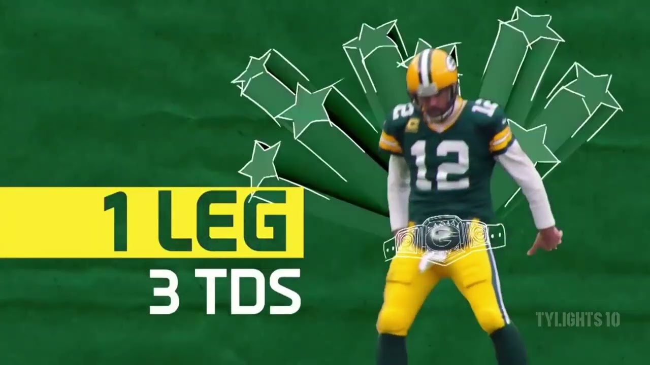 Aaron Rodgers Giving the Championship Belt for 5 Minutes