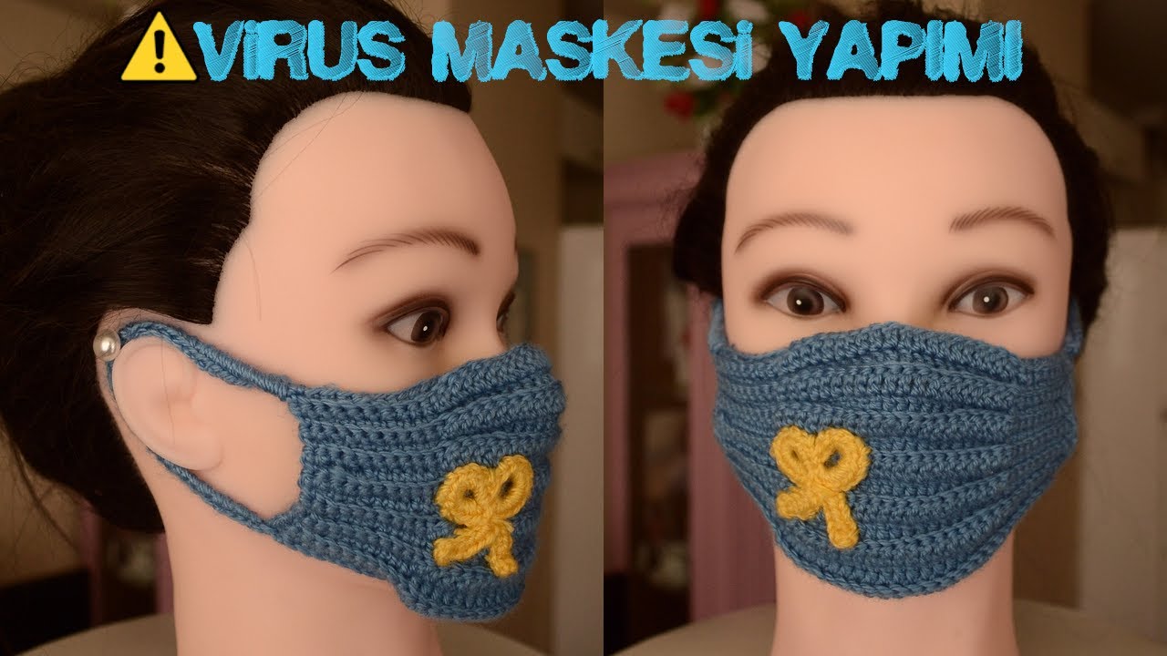 Koronavirus Onleyici Orgu Maske Yapimi Youtube Orgu Maskeler Orgu Modelleri