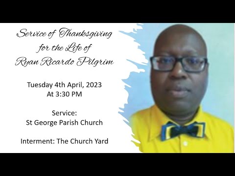 A Service of Thanksgiving for the Life of Ryan Ricardo Pilgrim - YouTube