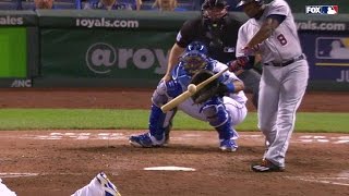 DET@KC: Upton hits a mammoth two-run big fly