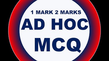 ec8702 mcq | ad hoc and wireless sensor networks mcq | ec8702 | CHROME TECH