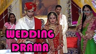 Who is happy on Swara & Sanskar's wedding?