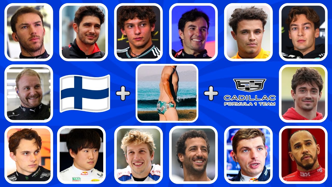 Guess The F1 2026 Drivers QUIZ🤔⁉️ By Song, Body, Teams & Nationalitys | Max, Hamilton, Norris