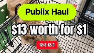 Publix Haul 123-129- 13 Worth For 1 - Save 90%