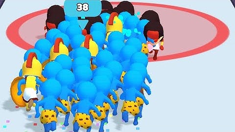 Crowd Fight 3D - All Levels Gameplay Walkthrough (iOS,Android) Levels 5-7 Tutorial