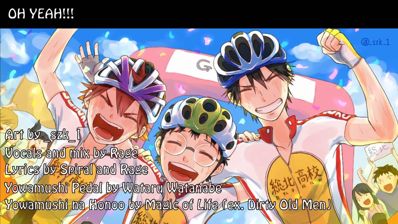 【Rage】Yowamushi na Honoo (Yowamushi Pedal) Full English Fandub