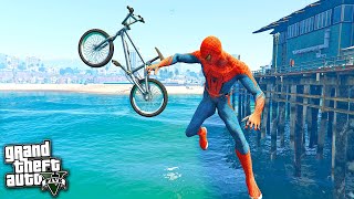 GTA 5 Water Ragdolls * SPIDERMAN Funny Moments Ep.4 * Человек Паук Смешные Моменты #4