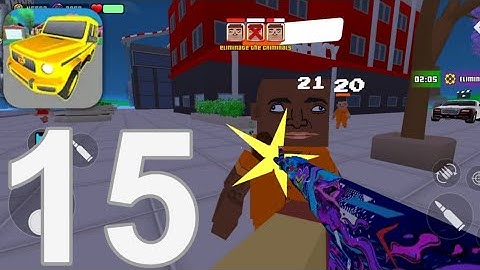 Gangs Wars: Pixel Shooter RP - Gameplay Walkthrough Part 15 - Pixel Police (Android, iOS)