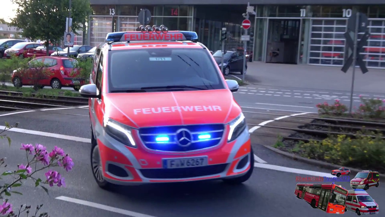 GROßALARM IN FRANKFURT - EINSATZFAHRTEN 