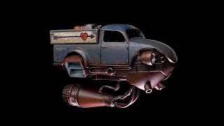 Making a flying car from a VW Beetle Pickup | Hotwheels Custom