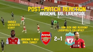 Post-match reaction: arsenal vs. liverpool 2-1 | totaltactics football
podcast episode 14
