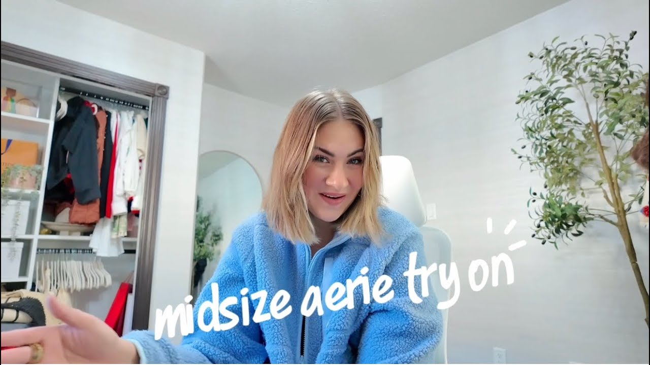 Aerie Loungewear Chatty Midsize Try On + Honest Review