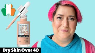 MAYBELLINE SUPER STAY 24 HOUR SKIN TINT | In Ireland! Dry Skin Review