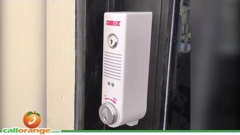 Setting Off Exit Door Alarm | Testing Install of Detex EAX‑500 Battery Powered Door Exit Alarm