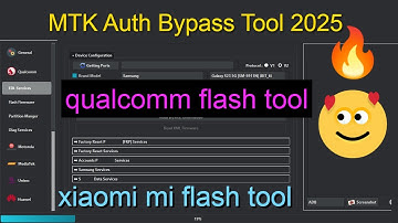 MTK Auth Bypass Tool | qualcomm flash tool | mi account unlock tool