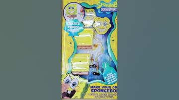 Make Your Own SpongeBob 😃 | Link to full video in description #spongebob #unboxing #ASMR