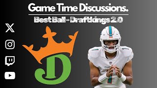 2024 NFL Best Ball Mania | DraftKings Fantasy Football Draft 2.0 | QUEUING IS IMPORTANT!!!