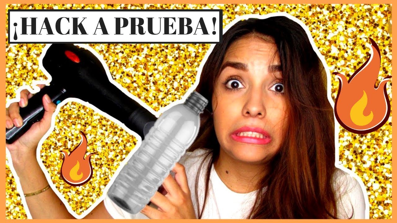 CABELLO ONDULADO CON UNA BOTELLA? 🤨🔥 - YouTube