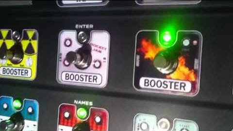 Stomplabel New Labels 2 Filter Booster MFC101 Fractal AXE FX