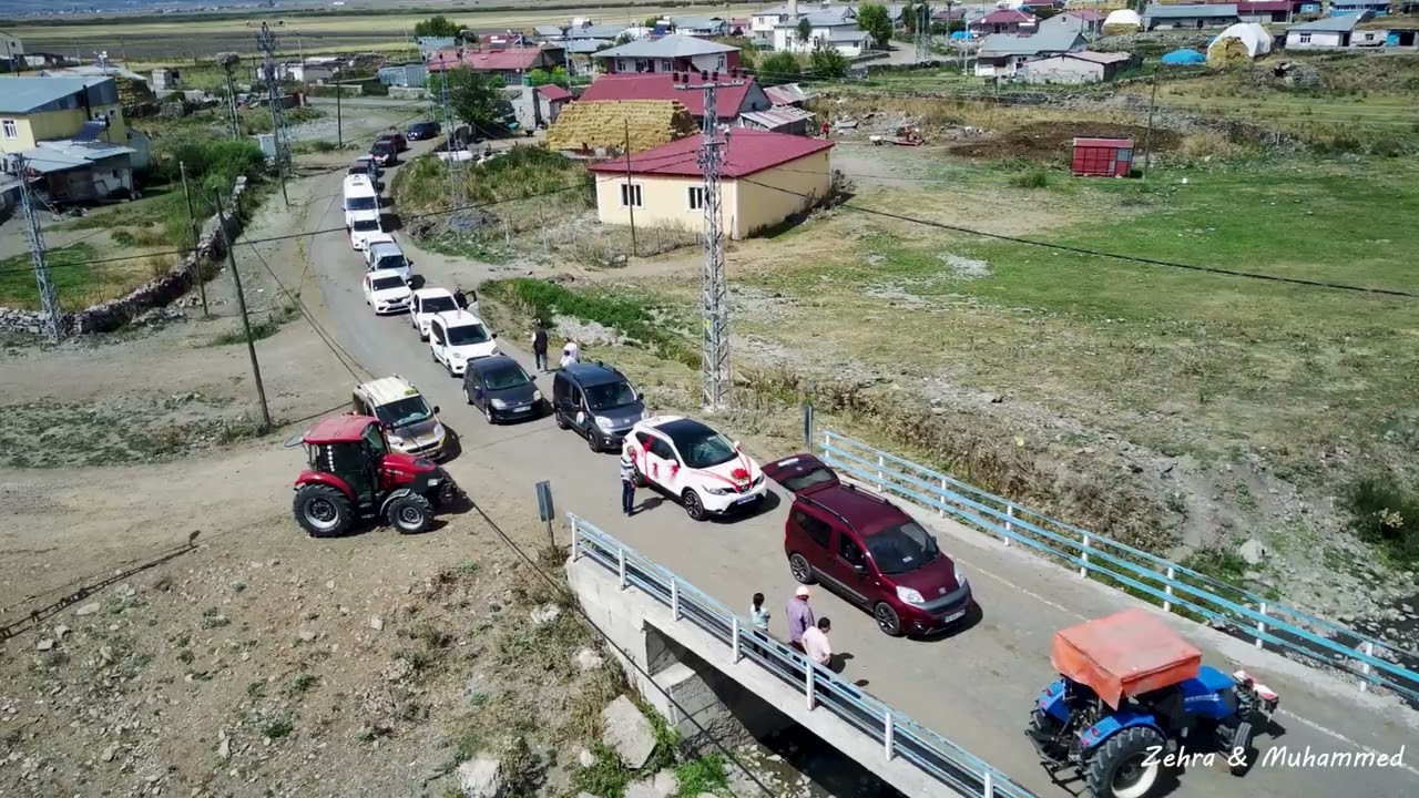 Ardahan Merkez Büyük Sütlüce köyü düğün konvoyu