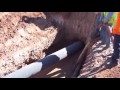 R Directional Drilling Pulling 900 LF of (1)-12" Steel Pipe with 36x50 Drill