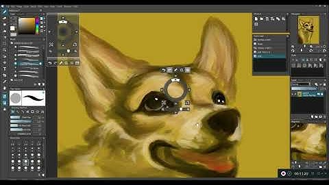Speedpaint: Tifa Corgi: 005 [Open Canvas]