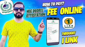 How to Pay HEC Degree Attestation Fee Online through 1-link (Easypaisa, Jazzcash, Bank, Etc)