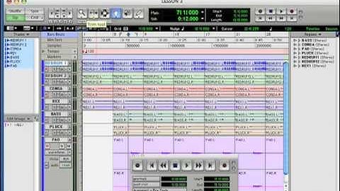 Lesson 3 : Basic Editing Pro Tools 7 LE Tutorial