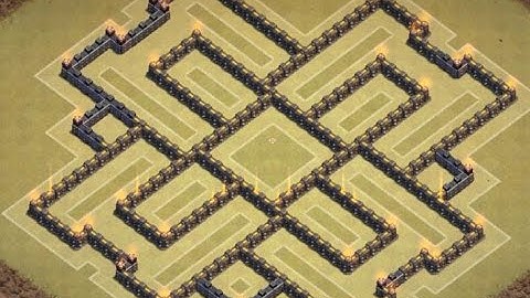 Clash Of Clans - Epic TH 9 Farming Base - 2 air sweeper