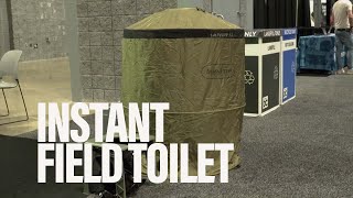 Want to go alone? Check out this private field toilet