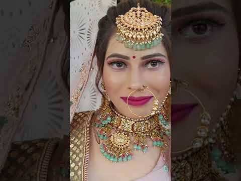 Beauty💃🏼 With Attire II Girl look pretty with Make-Up 💃🏼 Bridal Make-up