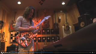 Eddie Van Halen Playing Hot For Teacher Intro