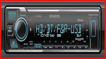 Kenwood Excelon KMM-X704 Digital Media Receiver with Bluetooth & HD Radio | Amazon Alexa Ready