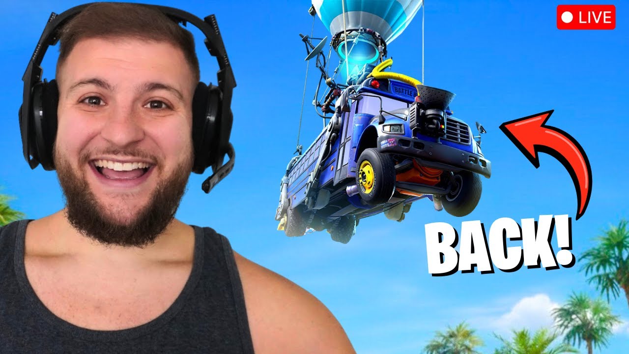 🔴LIVE - BATTLE BUS AND RANKED RETURN! | !discord