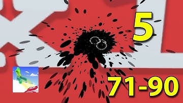 Blob runer 3d - Gameplay Part 5 All Levels 71 - 90 Max Level (Android, iOS)