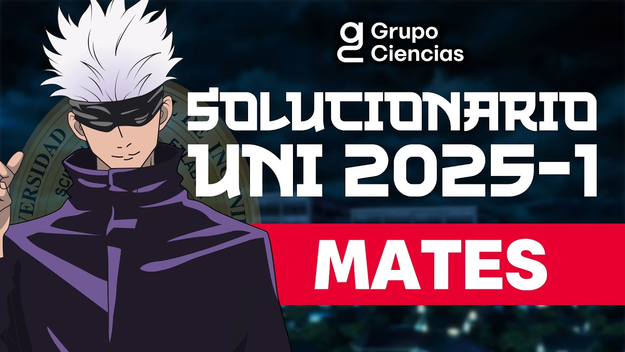 Solucionario UNI  2025 - I ✨📢 MATES✨ [EN VIVO]