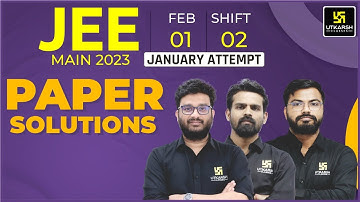 JEE Mains 2023 Paper Solution { 1 February Shift 2 } | Paper Discussion & Analysis | Answer key