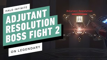 Halo Infinite Legendary Difficulty Adjutant Resolution Boss Fight 2 [4K/60FPS]