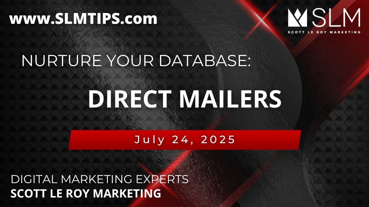 Nurture Your Database: Direct Mailers 7/24 - YouTube